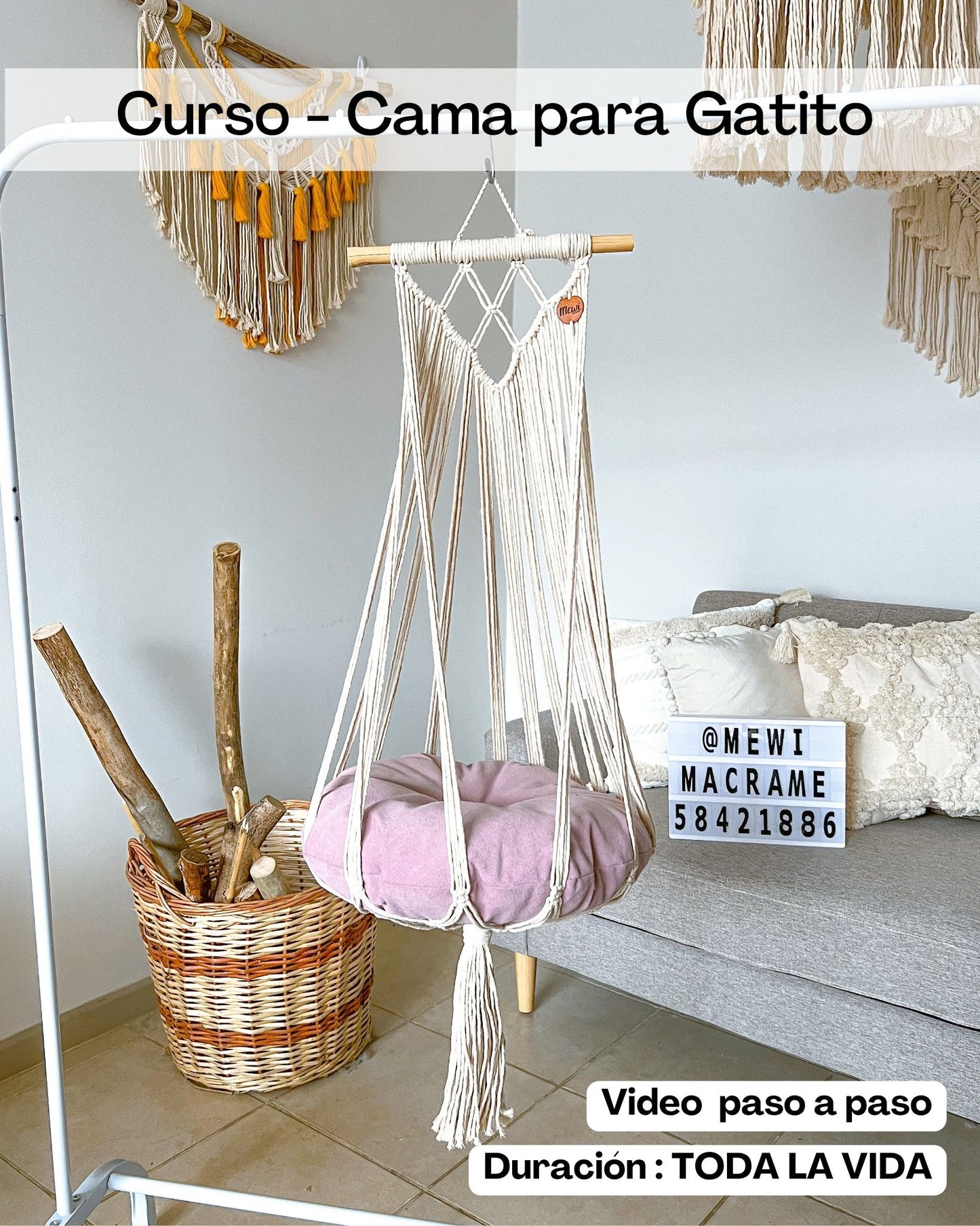 Curso - Cama para Gatito